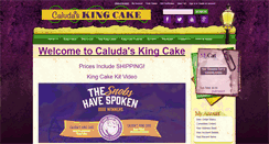 Desktop Screenshot of kingcakeshop.com